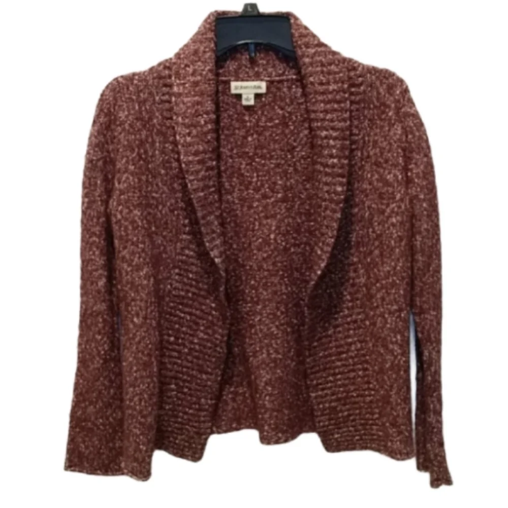 St Johns Bay small cardigan plum color